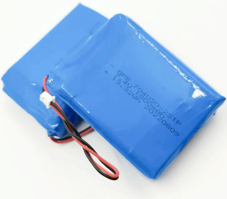 주문 704050 7.4V 1800mAh 500배 주기가 지속된다 탐정 기기용 사용자 지정 리?? 폴리머 배터리 팩 온라인 제조