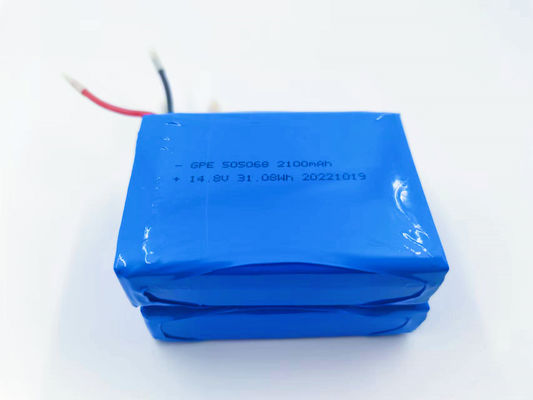 주문 발견자를 위한 14.8v 505068 4S1P 리튬 중합체 건전지 팩 2.1Ah online manufacture