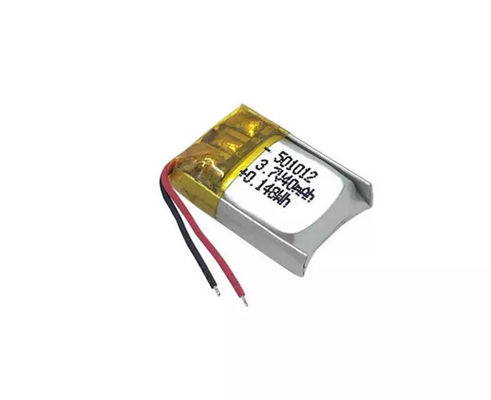 buy 501012 TWS 이어버드 및 스마트 장치용 KC/CB 인증을 받은 45mAh 3.7V 리튬 폴리머 배터리 온라인 제조