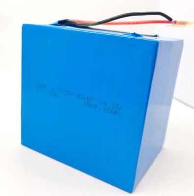 주문 21700 4S4P 리튬 원통형 전지, 14.8V 19.2Ah 재충전 가능한 배터리 팩 online manufacture
