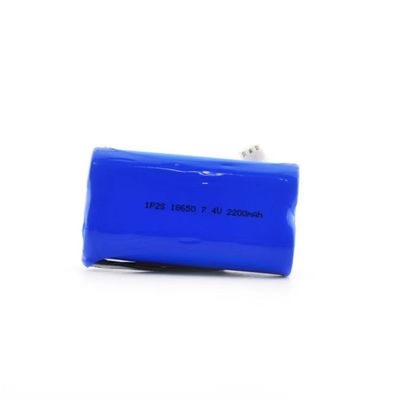 주문 KC 승인 POS 터미널 및 의료 장비용 18650 충전식 리튬 배터리 7.4V 2200mAh 온라인 제조
