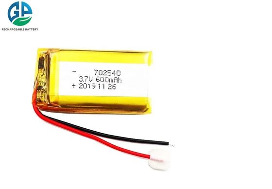 주문 3.7V 600mAh 700mAh 702540 재충전이 가능한 리튬 폴리머 배터리 이온 바테리 킬로 사이클 UN38.3 online manufacture