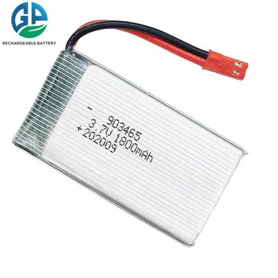 주문 Kc 25c 고등급 리오온 폴리머 배터리 팩 3.7v 1800mah 6.6wh 903465 online manufacture