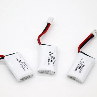 주문 851724 재충전 가능한 리포 리온 폴리머 배터리 3.7V 220mAh 0.814Wh 20C online manufacture