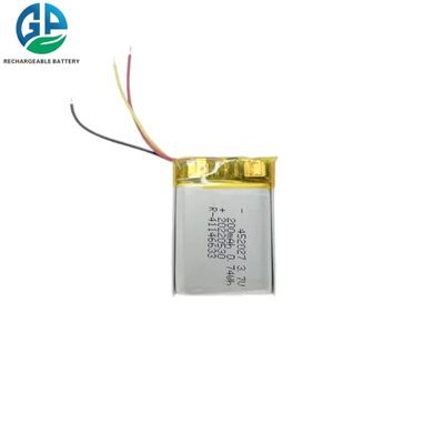 주문 452027 3.7v 200mah 재충전 가능한 리?? 폴리머 배터리 KC 와이어 PCM 커넥터 online manufacture