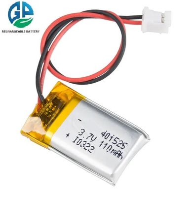 buy 401525 충전식 배터리 팩 110mAh 3.7V KC IEC62133 승인 리튬 폴리머 배터리 온라인 제조
