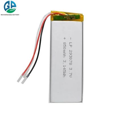 주문 고온 리포 리?? 폴리머 배터리 293078 3.7v 850mah 충전기 online manufacture