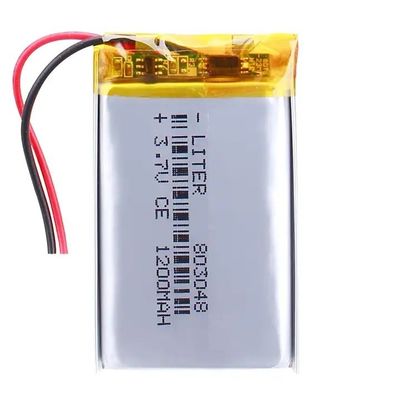 주문 3.7V KC 승인 803048 1200mah 리 폴리머 재충전 UL UN38.3 리?? 폴리머 배터리 online manufacture