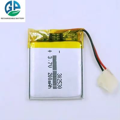 주문 3.7V 200mAh KC UN38.3 인증 리튬 폴리머 배터리 팩 충전식 리튬 폴리머 배터리 online manufacture