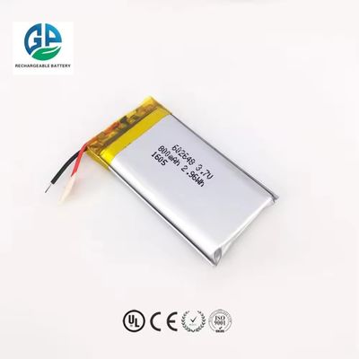 주문 KC 승인 3.7V 리 폴리 재충전 배터리 602648 800mAh 리포 배터리 online manufacture