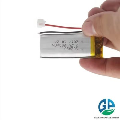 주문 고 용량 리?? 폴리머 배터리 3.7v 800mah 리 폴리머 순수 배터리 딥사이클 리?? 이온 배터리 팩 802050 online manufacture
