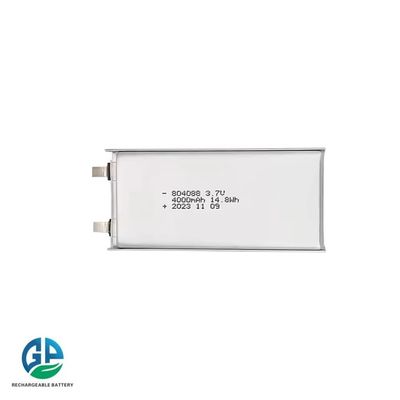 주문 804088 3.7V 재충전 가능한 리?? 이온 폴리머 배터리 고전력 4000mAh 리포 배터리 online manufacture