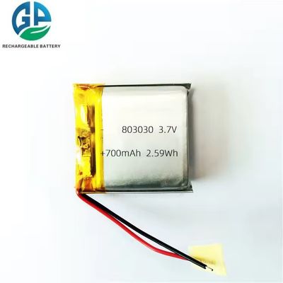 주문 KC 리 폴리머 배터리 고품질 소매 803030 700mAh 800mAh 900mAh 리포 리?? 3.7v 재충전 배터리 online manufacture