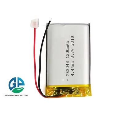 주문 KC CB 고전하 배터리 3.7V 1200mah 30CMax60C 재충전 가능 753048 리?? 이온 폴리머 배터리 online manufacture