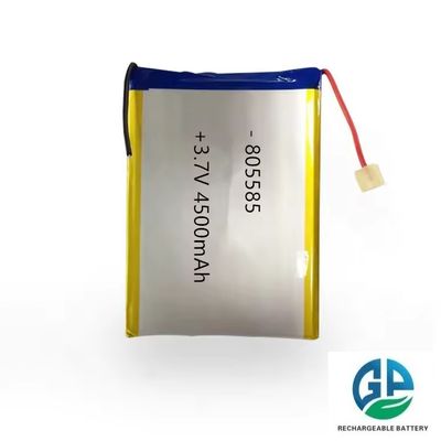 주문 고 용량 3.7V 4500mAh 리?? 이온 폴리머 배터리 805585 리 폴리 재충전 배터리 online manufacture