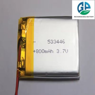 주문 고 방전율 배터리 전용 KC 533446 800mAh 리 폴리머 배터리 online manufacture