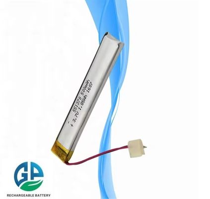 주문 KC 인증 3.7V 500mAh 리튬 폴리머 배터리 충전식 Lipo 배터리 (뷰티 디바이스용) online manufacture