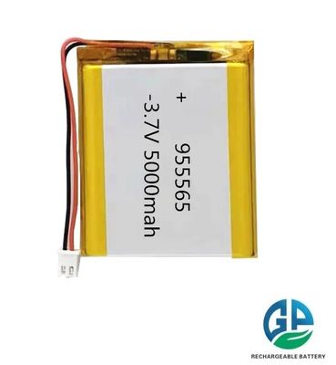 주문 높은 용량 높은 사이클 시간 리포 배터리 재충전 배터리 955565 3.7v 5000mah 리?? 폴리머 배터리 online manufacture