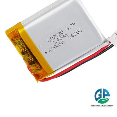 주문 KC 고용량 500mAh 3.7V 리튬 폴리머 배터리, 스마트 워치 및 이어폰 스피커용 500회 사이클 수명 online manufacture