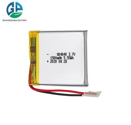 주문 804040 크기 3.7V 1500mAh 리?? 폴리머 배터리 팩 고 방전 속도 재충전 가능한 리포 배터리 online manufacture