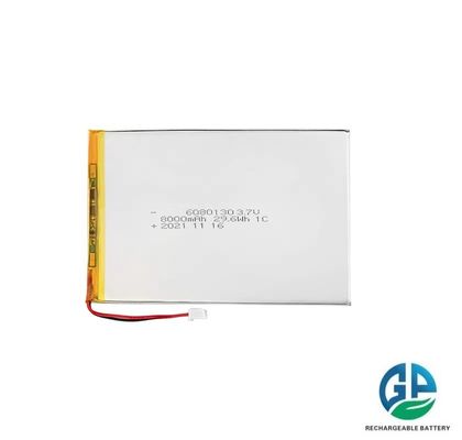 주문 리?? 이온 폴리머 재충전 리포 배터리 팩 6080130 8000mAh 3.7V 재충전 리 폴리머 배터리 online manufacture