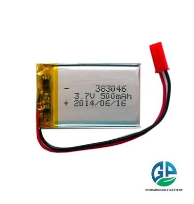 주문 3.7v 500mAh 리?? 폴리머 리포 배터리 383046 리 폴리머 KC 재충전 리포 배터리 online manufacture
