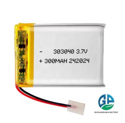 주문 재충전 가능한 KC 전력 도구 배터리 3.7v 320mah 303040 로봇 청소기용 재충전 가능한 리온 셀 리포 배터리 online manufacture