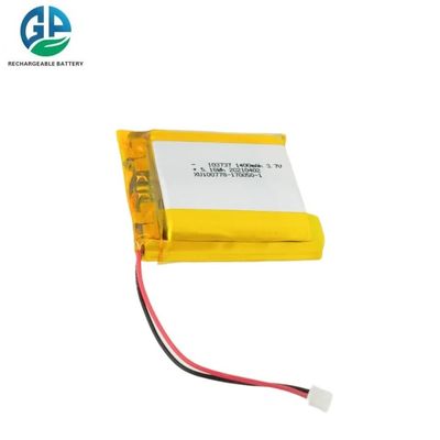 주문 고방전 3.7V 1400mAh 리튬 폴리머 배터리, 미니 전자기기용 충전식 리튬 폴리머 배터리 online manufacture