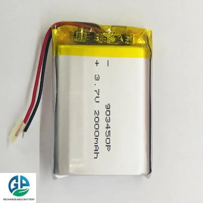 주문 고방전율 배터리 30C Max60C 충전 가능 903450 3.7V 2000mAh 리튬 폴리머 배터리 3.7V Li-Polymer 배터리 online manufacture