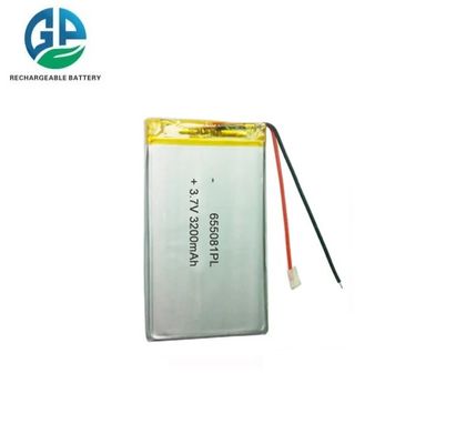 주문 충전 가능한 리?? 폴리머 배터리 셀 655081 3.7v 3200mah 드론용 충전 가능한 리온 이온 배터리 팩 online manufacture