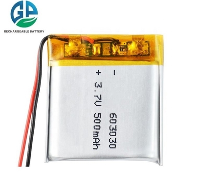 주문 KC CB High Discharge Rate Battery 3.7V 550mah 30CMax60C Rechargeable Lithium-Ion Polymer Battery  Large Capacity 603030 550mah 3.7v online manufacture