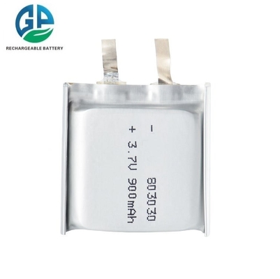 주문 KC CB IEC62133 Rechargeable Battery Pack 900mAh 3.7 v Polymer Lithium Battery 803030 3.7v Lipo Batterie 900mah Lithium Polymer Battery online manufacture