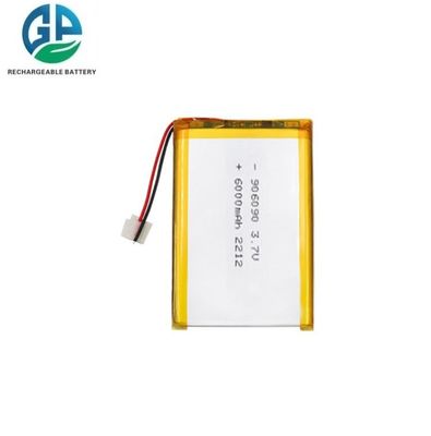 주문 고에너지 밀도 3.7V 6000mAh 리튬 폴리머 배터리 충전식 Lipo 배터리 팩 online manufacture