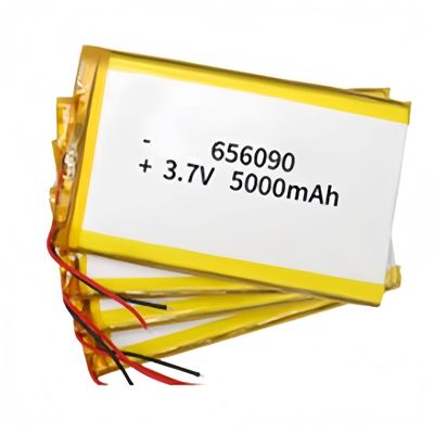 주문 재충전 가능한 리?? 배터리 고 용량 5000mAh 리?? 이온 배터리 셀 3.7v 5000mah 656090 PCB 케이블 online manufacture