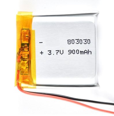 주문 KC IEC62133 승인 3.7V 900mAh 재충전 배터리 팩 폴리머 리?? 리포 배터리 online manufacture