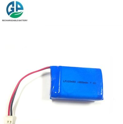 주문 재충전 가능한 리?? 이온 배터리 7.4V 1800mAh 고 용량 리포 배터리 팩 online manufacture
