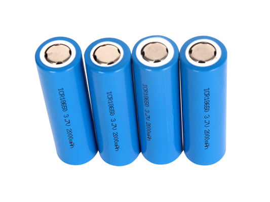 주문 2000mAh 3C 고 방전률 18650 리?? 이온 배터리 3.7V 재충전 18*65mm 온라인 제조