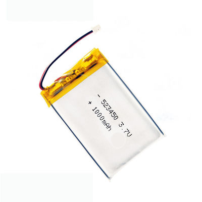 주문 523450개 리포 3.7V 1000 mah 배터리 online manufacture