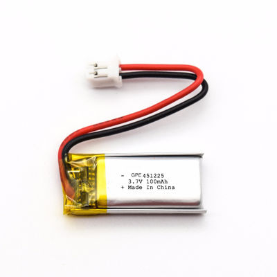 주문 3.7V 90mAh 401225 리튬 폴리머 배터리 팩 충전식 LiPo 배터리 online manufacture