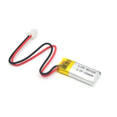 주문 작은 3.7v 120 mah 리포 501225 리튬 폴리머 전지 팩 online manufacture