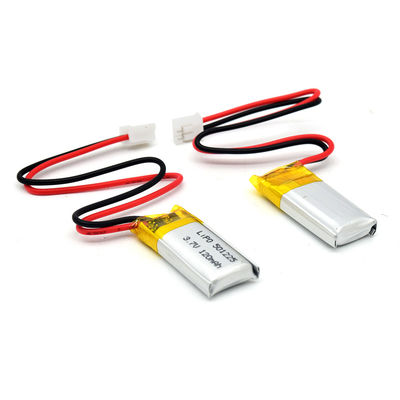 주문 3.7V 120mAh 501225 사이즈 리?? 폴리머 배터리 리포 재충전 리?? 배터리 커넥터 online manufacture