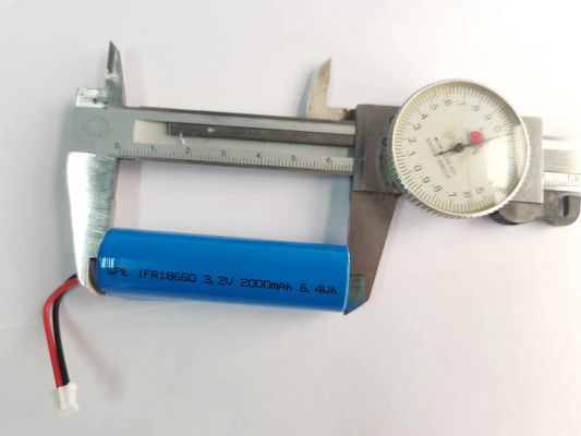 주문 LED 라이트를 위한 3.2V 2000mAh LFP 18650 전지 리듐 인산철 online manufacture