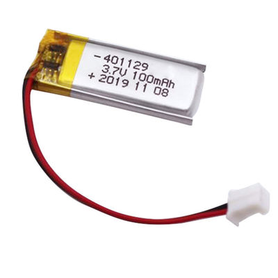 Li 폴리머 3.7V 100Mah 401129 리튬 폴리머 전지 팩 KC는 찬성했습니다