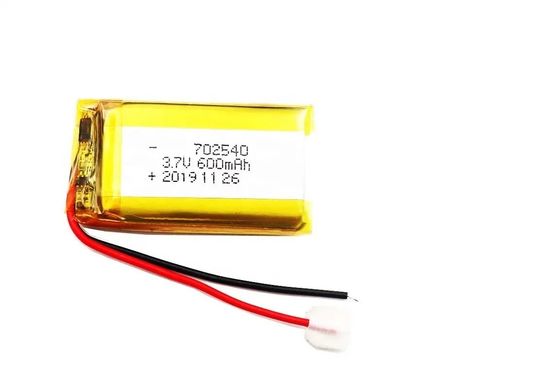 리포 충전식 리튬 폴리머 건전지 팩 킬로 사이클 3.7V 600mAh 700mAh 702540