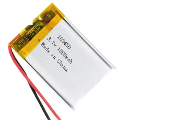 1800 mah 3.7V 리포 폴리머 리튬 이온 전지 셀, KC 리포 건전지 팩 lp103450