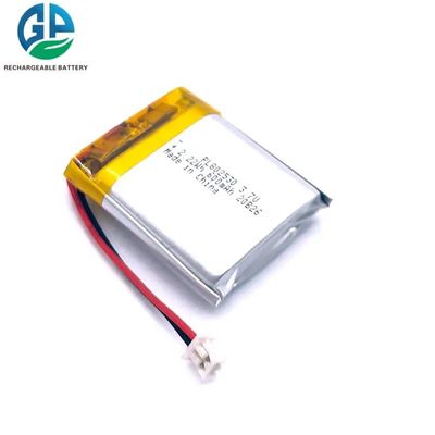 전기 차량을 위한 3.7V 600 mah 2.22wh 802530 KC 리튬 폴리머 전지 팩