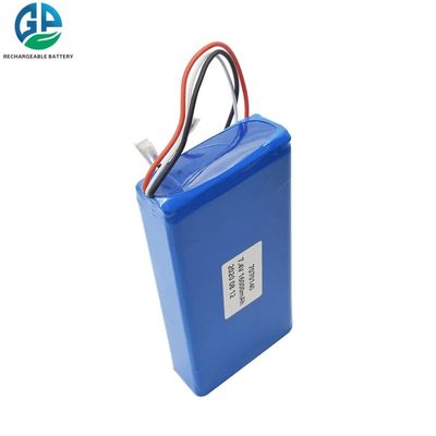 고밀도 에너지 16Ah 7.4V 16000mAh 2S1P 리포 건전지 팩 킬로 사이클 7070140