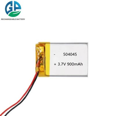 미용 기기용 3.7V 900mAh 504045 크기 리튬 폴리머 배터리 LiPo 배터리 팩