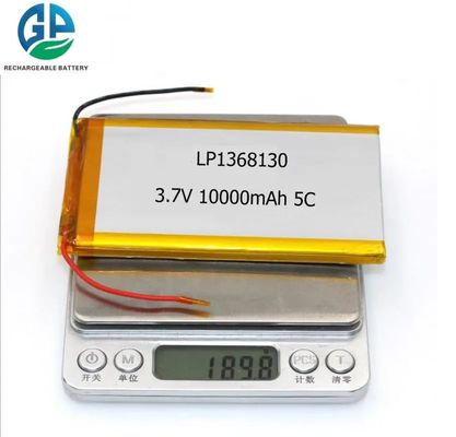 재충전이 가능한 1368130 3.7v 10Ah 10000 mah 리튬 폴리머 배터리 베터리 셀