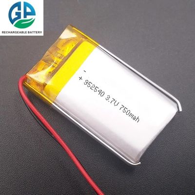 952540 리튬 이온 폴리머 배터리 팩 750mah 25c 리튬 폴리머 Lipo 배터리 3.7v